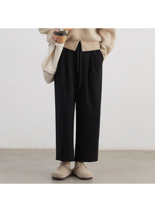 XINYANG Wool Pants Women 2025 Autumn Winter Versatile Casual Harem Pants Straight Leg Pants Long Pants - Image 4