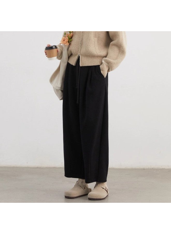XINYANG Wool Pants Women 2025 Autumn Winter Versatile Casual Harem Pants Straight Leg Pants Long Pants - Image 5