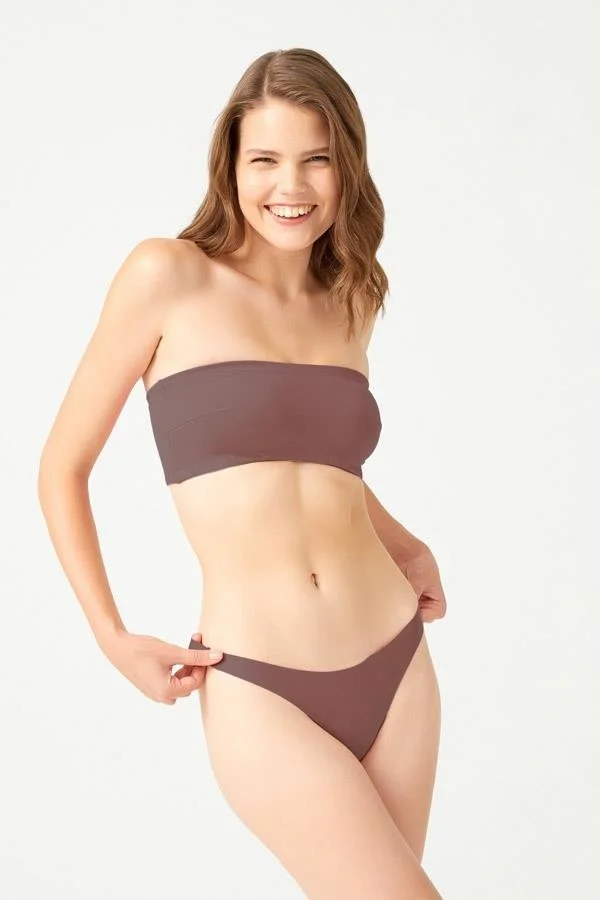 كوتن هيل Laser Cut Women's Thong Panties 6 Pack