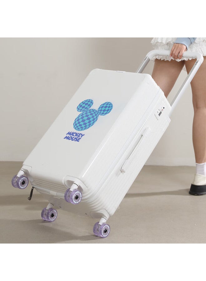 Mesuca X Disney Mickey Pure Pc Super Light High Quality Luggage Student Large Capacity 24-inch Travel Suitcase - Image 3