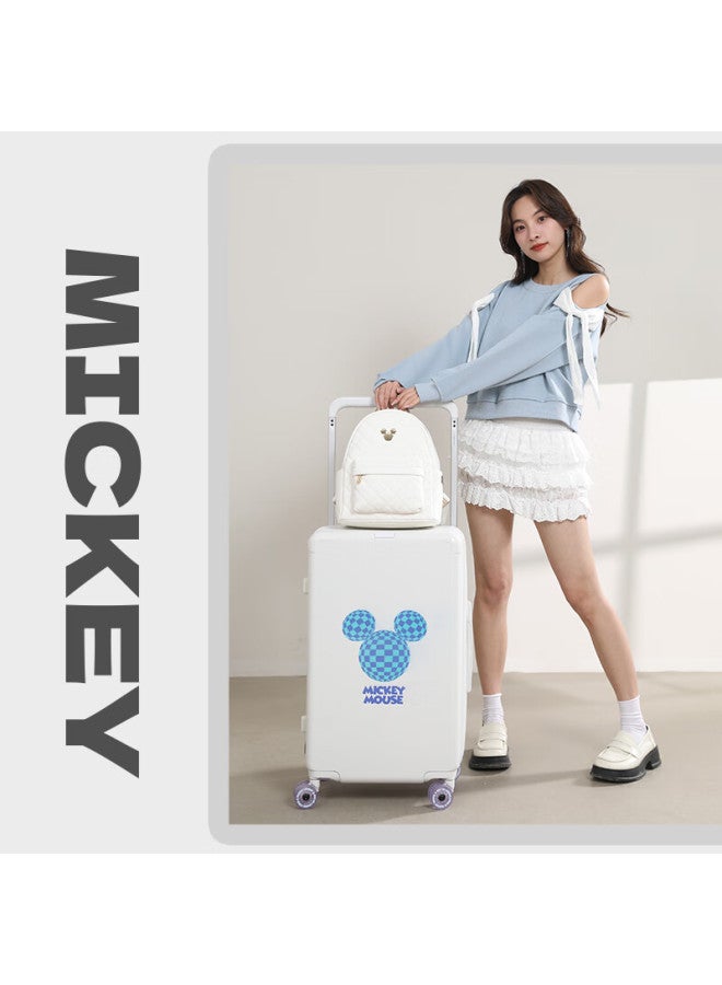 Mesuca X Disney Mickey Pure Pc Super Light High Quality Luggage Student Large Capacity 24-inch Travel Suitcase - Image 4