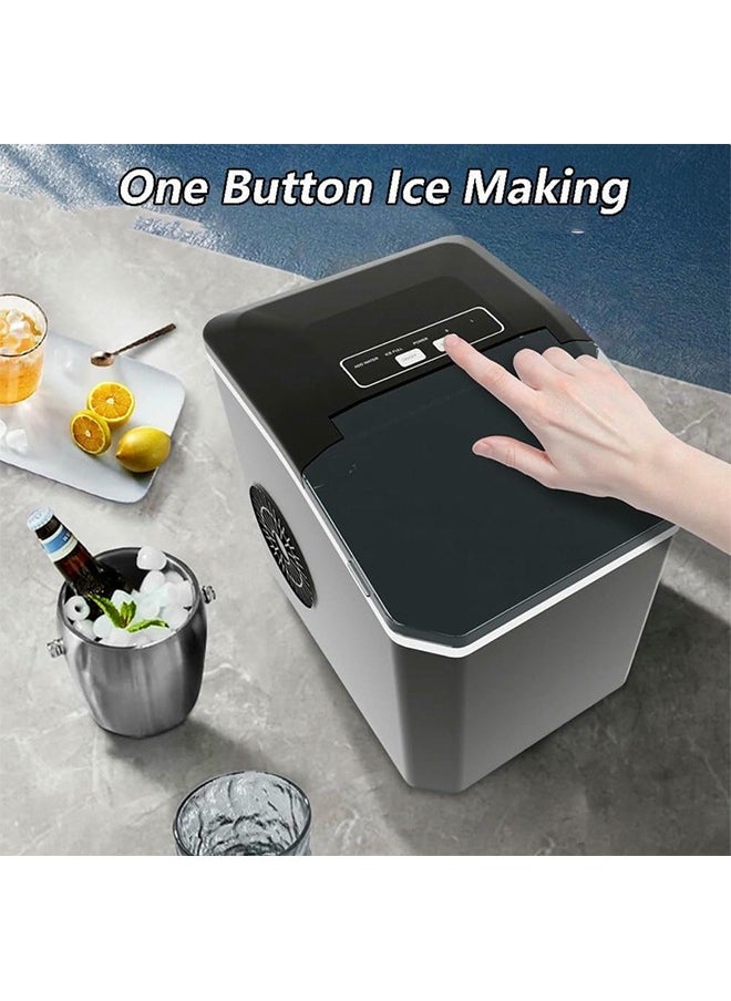 Joshberg Portable Ice Maker,Ice Maker Machine,9 Cubes in 6 Mins, 1.3L Water Tank Auto 2 Ice Sizes,12KG /24h, Self-Cleaning Ice Machine for Home Kitchen,Party,Camping with Scoop  - Image 3