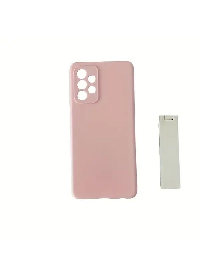 2 Pack Light Green Phone Case With Stand For Galaxy A52s 5G Soft Matte Cover Protection - Image 2