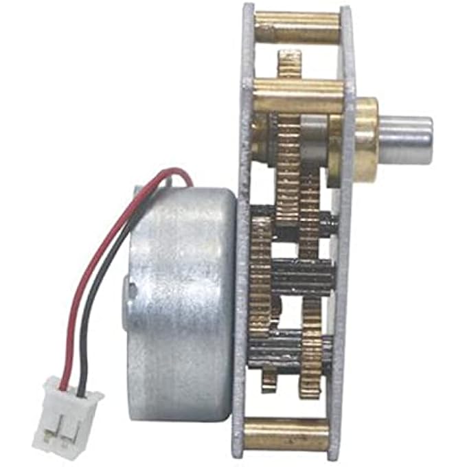 OLONETO DC 6V Mini Micro Metal Gear Motor 27 RPM High Torque Gear Reduced Valve Electric Motor Reduced Valve Motor - Image 1