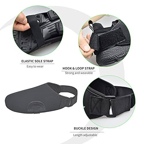 ELCYCO Motorcycle Gear Shift Pads, Motorbike Boots Accessories Windproof Protective Riding Warm Shoe Cover (Black) - Image 5