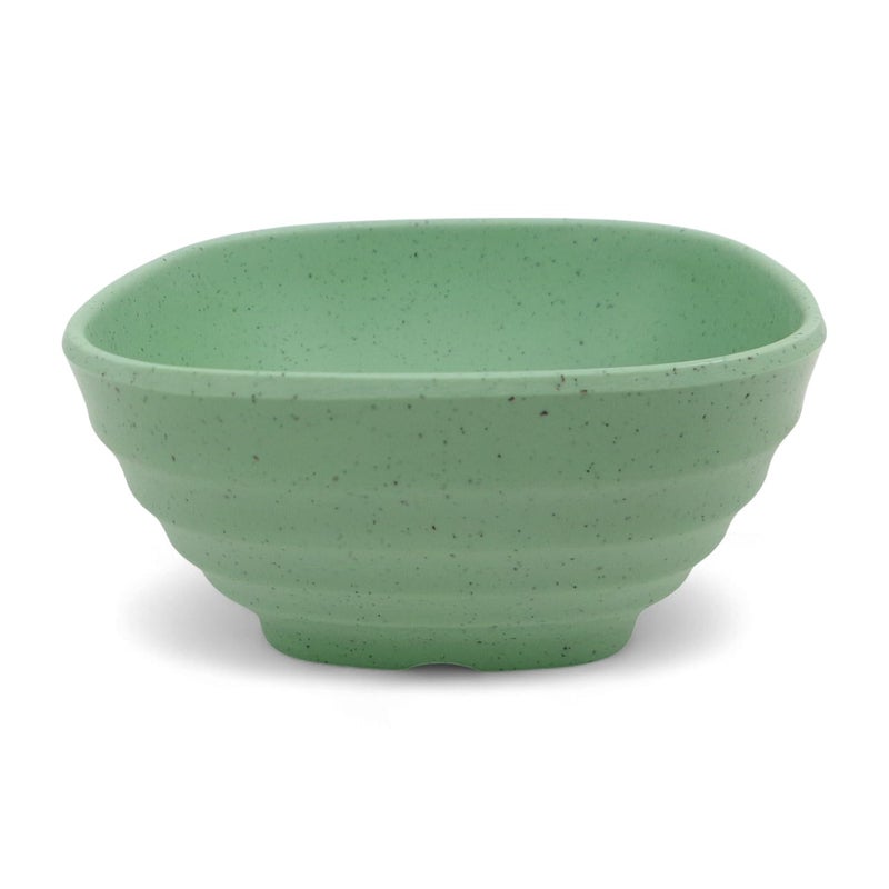 Superware | Pure Melamine | Square Round Katori Set - Green Sand 3.5” (6 nos.) | Stain Free, Glazed Finish - Image 2