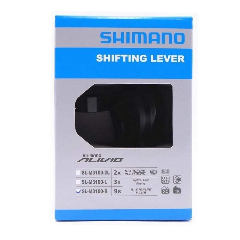 Shimano Alivio SL-M3100 Alivio Shift Lever, 9-Speed, Band on, Right Hand,Black - Image 2