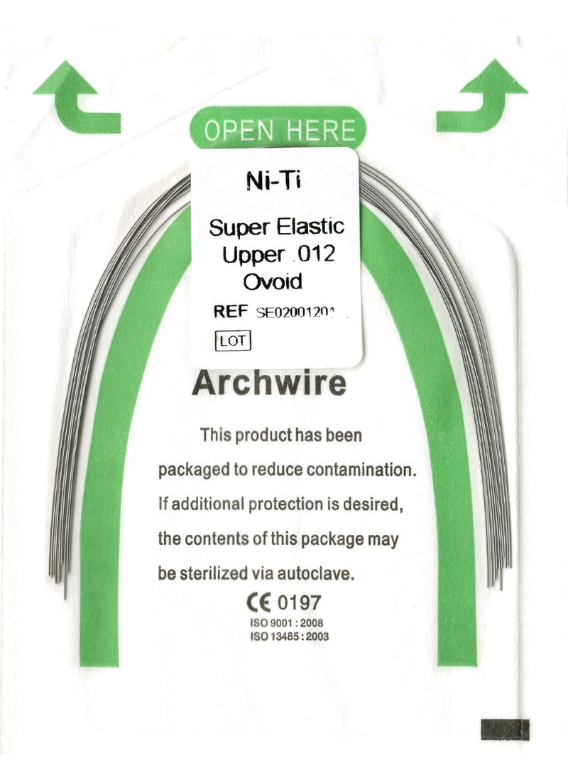keemz NiTi Arch Wire Ovoid 0.012 UPPER