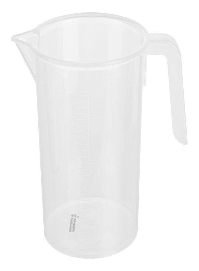 ريستورنت وير أكواب قياس للمطاعم، عبوة من 10 أكواب قياس مخروطية الشكل سعة 16 أونصة، وعاء قياس السوائل بمقبض على شكل حرف I، تدريجات بارزة، شفافة، مقاومة للكسر والتشقق، مثالية للخبز - Image 2