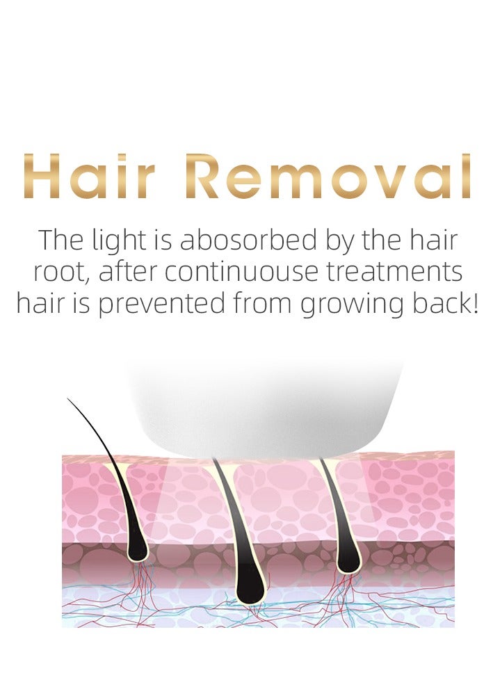 ديس جهاز إزالة الشعر بالليزر GP590 PLUS IPL مع وظيفة التبريد بالثلج، نظام إزالة الشعر بالليزر الدائم، أصلي وأصلي 100% - Image 3