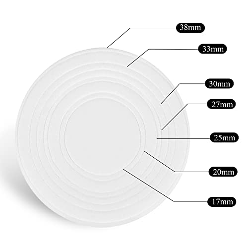 Utron 60P Clear Plastic Coin Capsules, Dollar Coin Holder, 40mm Silver Coin Storage for Collectors, Morgan Silver Dollar Coin Holders with Adjustable Gasket (17/20/25/27/30/33/38/40mm) - Image 3