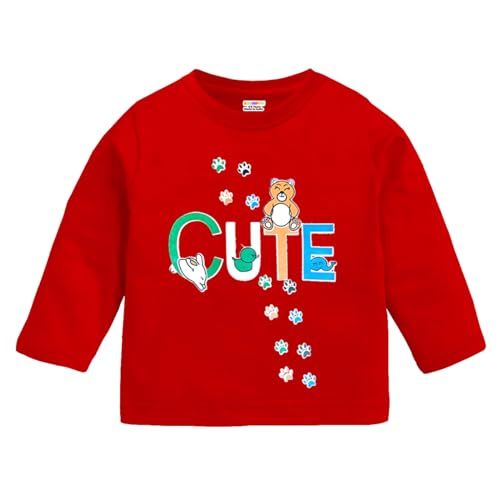 Kuchipoo Baby Boy's & Baby Girls Cotton Blend Regular Fit T-Shirt - Combo of 5 (Kuc-Tshrt-113-18-24 Months, Multicolored) - Image 3