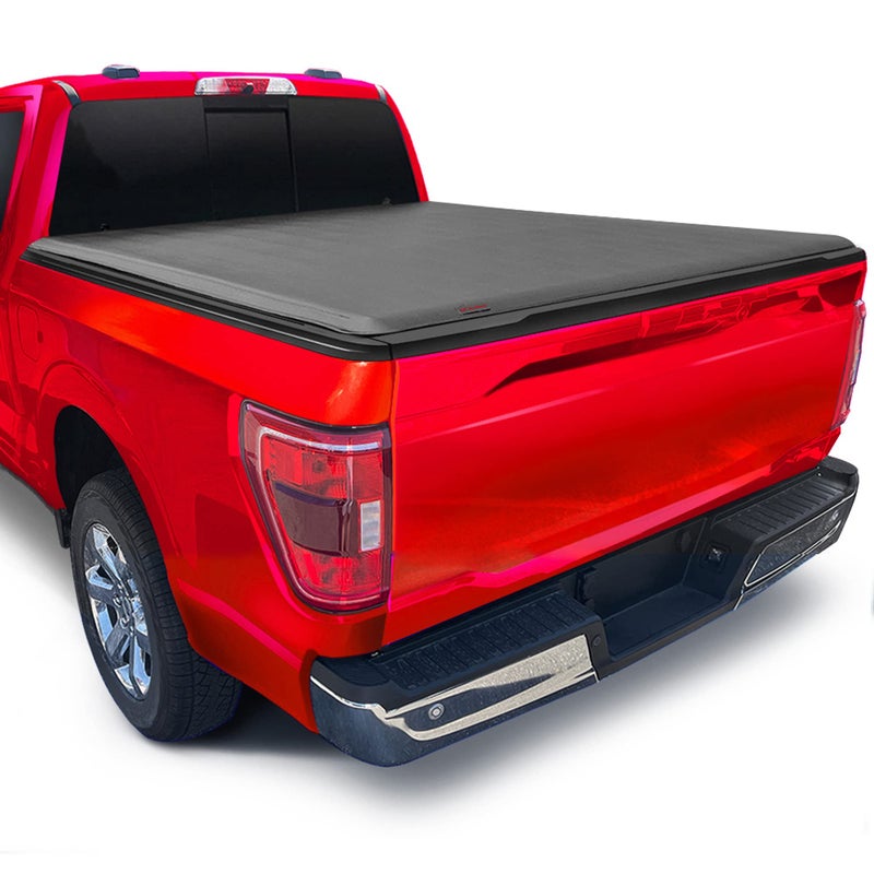 غطاء سرير شاحنة ماكس ميت الناعم القابل للتدوير متوافق مع فورد F150 2015-2020 55 67 سرير TCF169029
