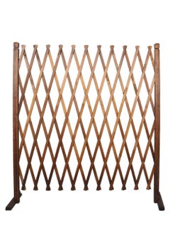Generic 𝐅𝐅𝐃 Telescopic Wooden Fence Trellis – Expandable Decorative Garden Railing, Solid Pine Wood, Climbing Plant Support, Indoor/Outdoor Privacy Screen, Pet Barrier  - Image 1