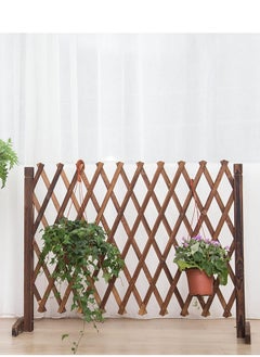 Generic 𝐅𝐅𝐃 Telescopic Wooden Fence Trellis – Expandable Decorative Garden Railing, Solid Pine Wood, Climbing Plant Support, Indoor/Outdoor Privacy Screen, Pet Barrier  - Image 3