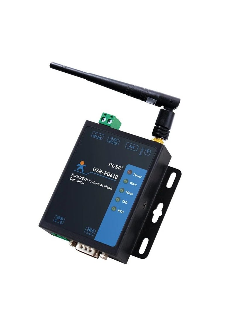 Serial Ethernet to Wireless Swarm Converter Supporting TCP UDP USR-FQ610  - Image 1