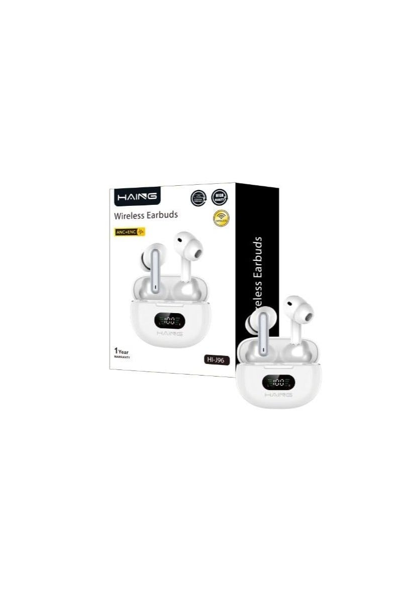 HAING Wireless Earbuds Bluetooth Earbuds, 45H Playback LED Power Display Earphones, Waterproof Earbuds with Advanced Noise Cancelling - Image 1