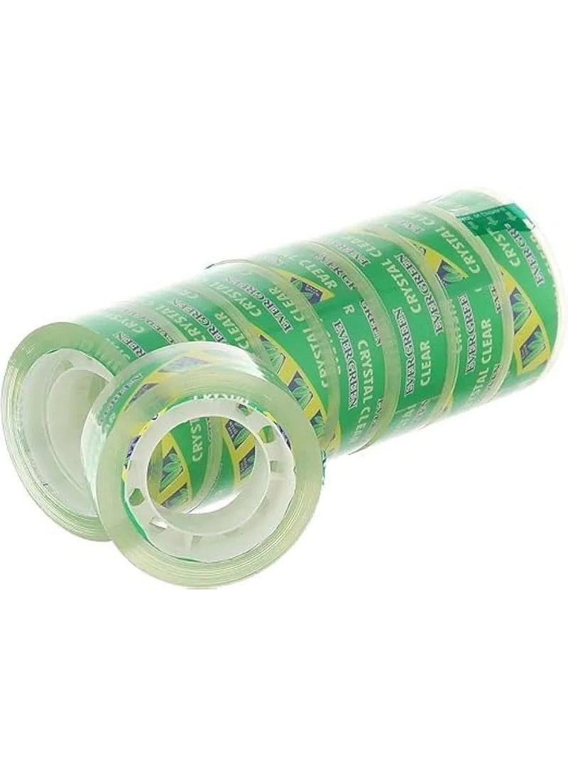 ميجا عبوة من 12 قطع من الشريط اللاصق الشفاف - شريط لاصق قوي عديم اللون للاستخدام المنزلي والمكتبي - Image 2