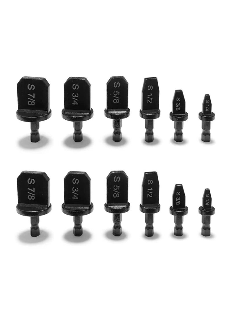 Air Conditioner HVAC Repair Kit with Soft Copper Expander Drill Bits, Sizes 1/4" to 7/8" 
