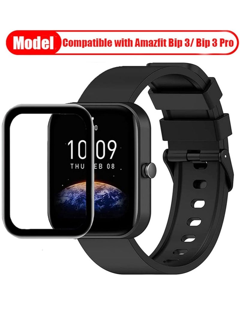 Amazfit Bip 3 & Bip 3 Pro Anti-Scratch HD Clear Soft Glass Film Screen Protector
