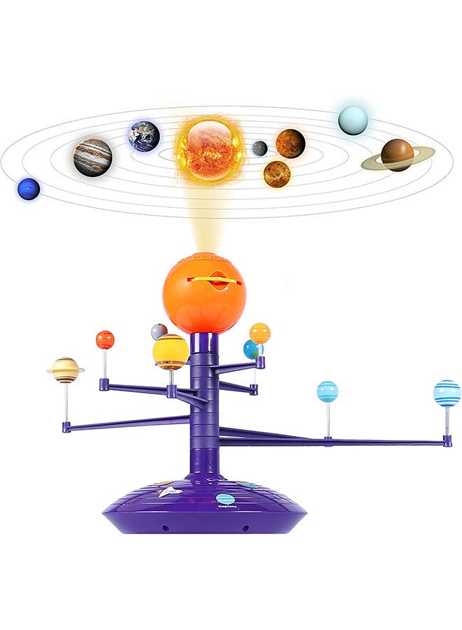 Solar System for Kids - 8 Planets for Kids Solar System Model with Projector, Talking Space Toys for 3 4 5 6 7 8 Year Old Boys and Girls Gift - Image 1