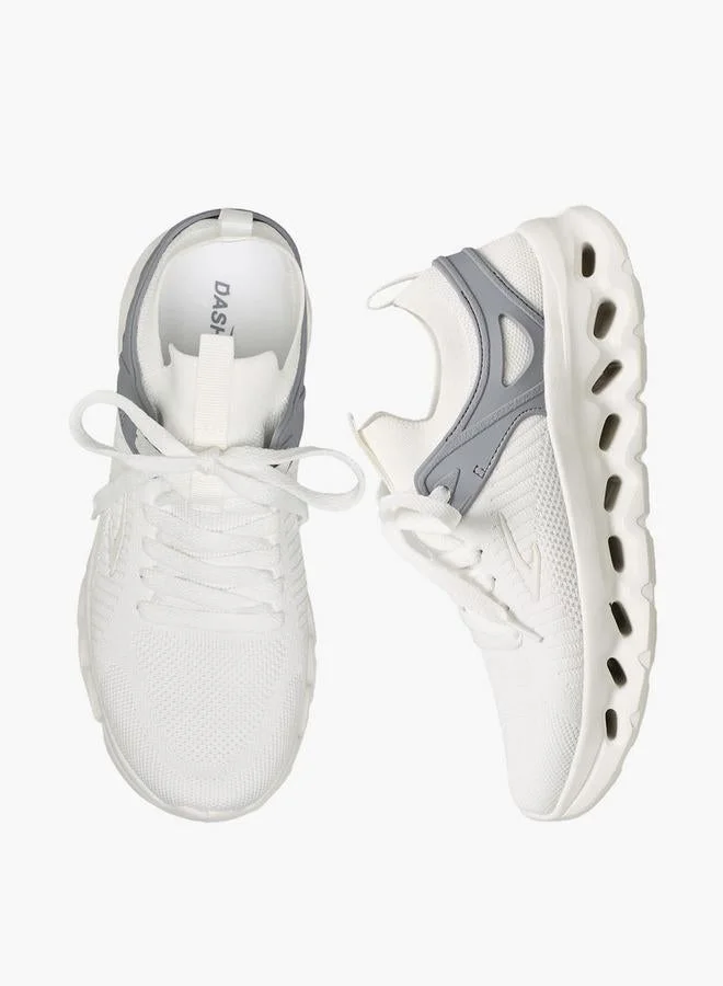 Dash WHITE Women Lace-Up Sports Shoes for Women | Best Price UAE