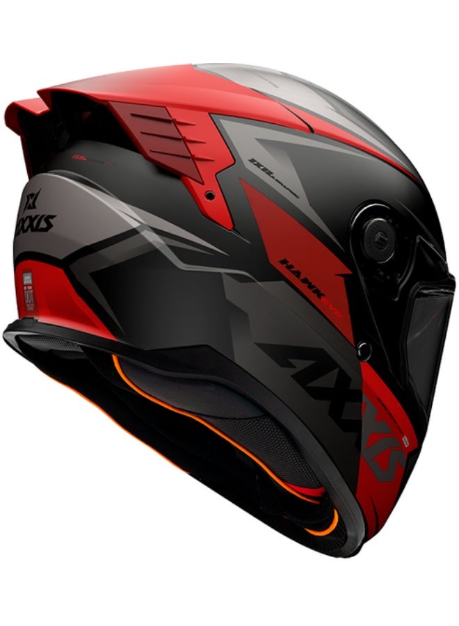 AXXIS HELMET AXXIS FF122 HAWK SV EVO TITAN B5 MATT RED - Image 2