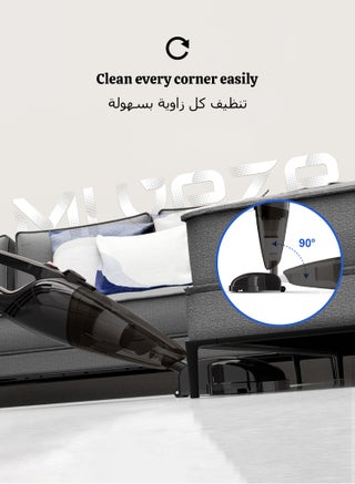 2-in-1 Corded Vacuum Cleaner – Portable Vacuum Cleaner - Handheld Vacuum Cleaner with HEPA Filter - 600W and 14000PA - Dust Removal Tools for Floors, Carpets, Desktops, Sofas, Windows - view 4