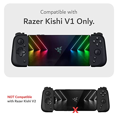 TUDIA Easy Snap On Hard Case Compatible with Razer Kishi V1 Gaming Controller, Snug Fit Protective Tough Case Anti-Scratch Extra Grip Cover [CASE ONLY] - Blue - Image 2