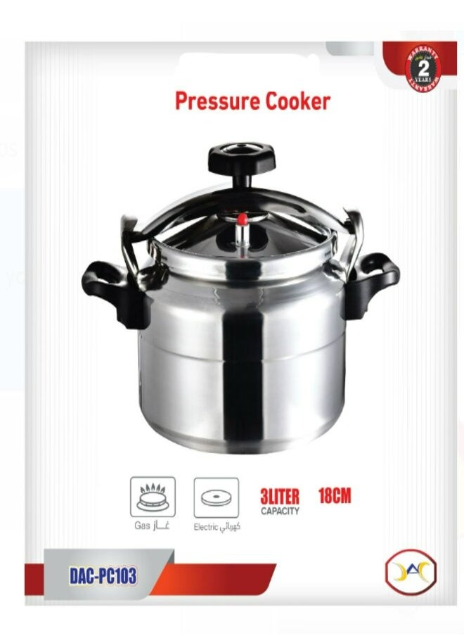 Dac Pressure Cooker 3 liter 18CM 