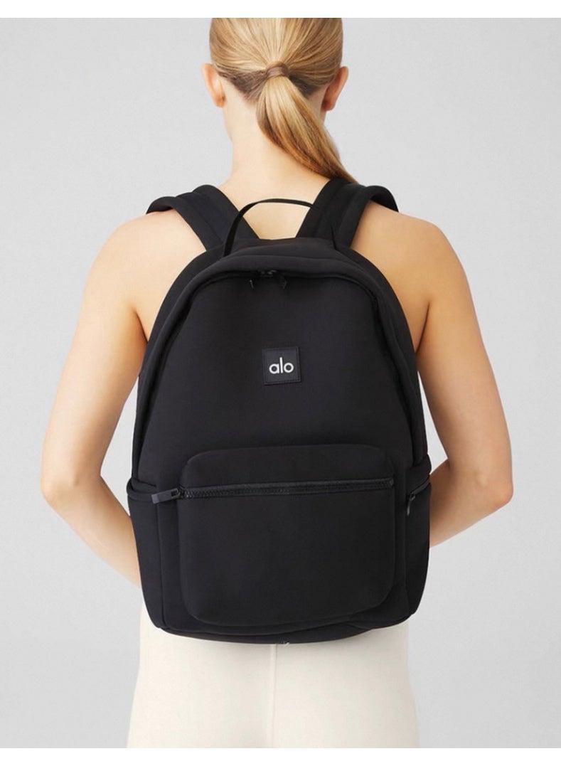 alo ALO YOGA Stow Backpack waterproof matte black fitness bag - Image 3