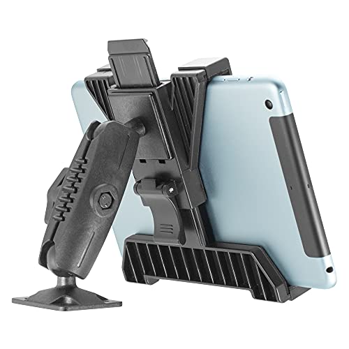 iBOLT TabDock Bizmount AMPs - Heavy Duty Drill Base Tablet Holder/Mount for All 7" - 10" Tablets- Great for Commercial Vehicles, Trucks, and Wall Mounting- Features 1 inch / 25mm Ball Joint - Image 1