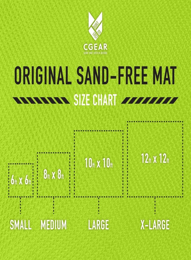 CGEAR Original Sand-Free Outdoor Rug Camping Mat - Water-Resistant & Anti-Fade Material - Military-Grade - Reversible Design - Area Rug for Beach, RV, & Picnics - Travel Bag - Image 2