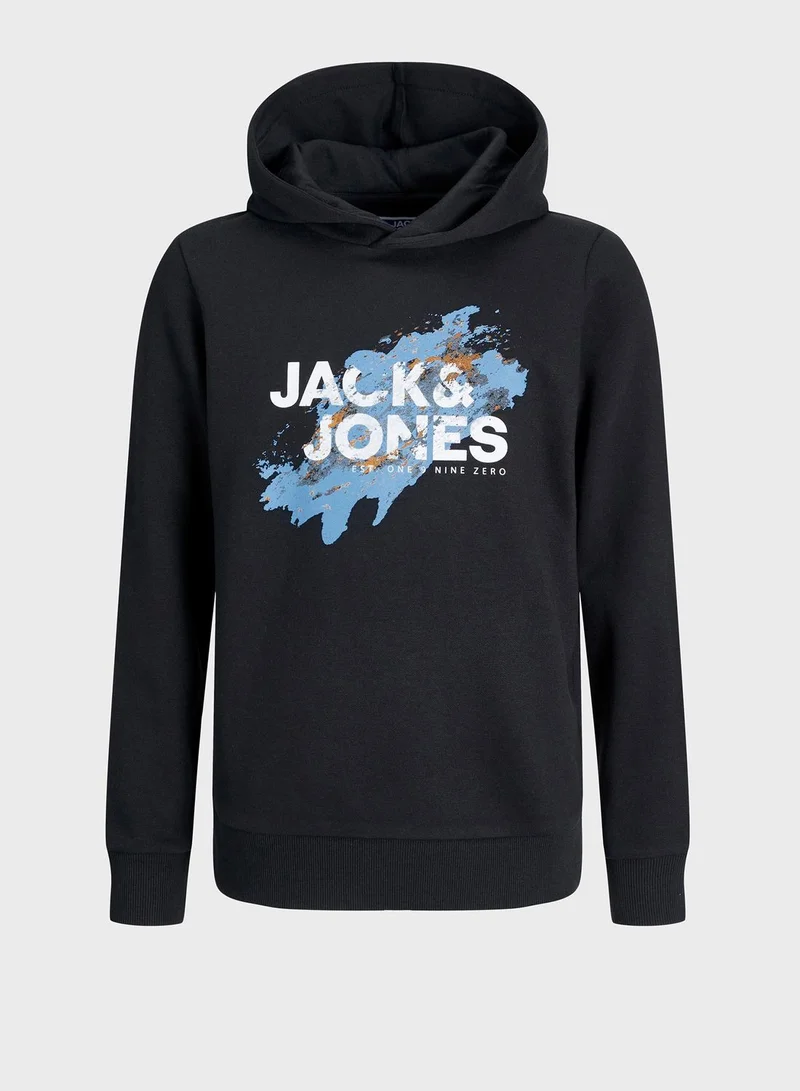 Jack & Jones Junior Youth Graphic Hoodie