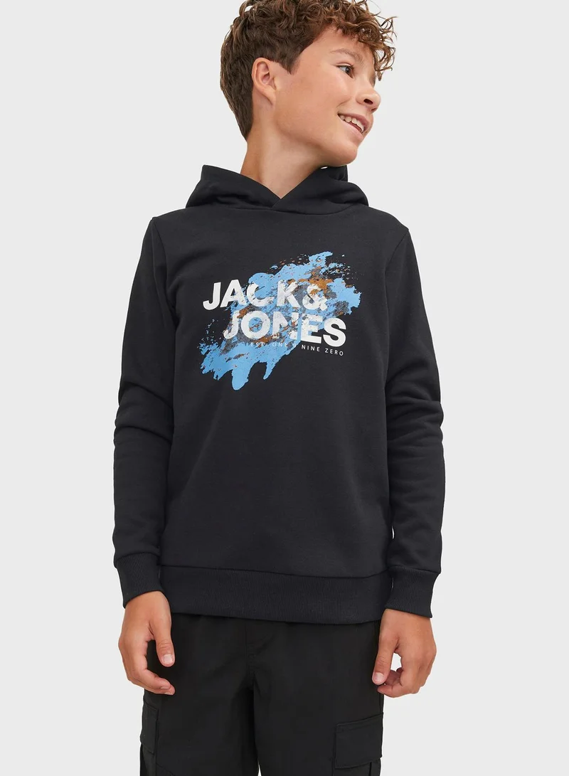Jack & Jones Junior Youth Graphic Hoodie