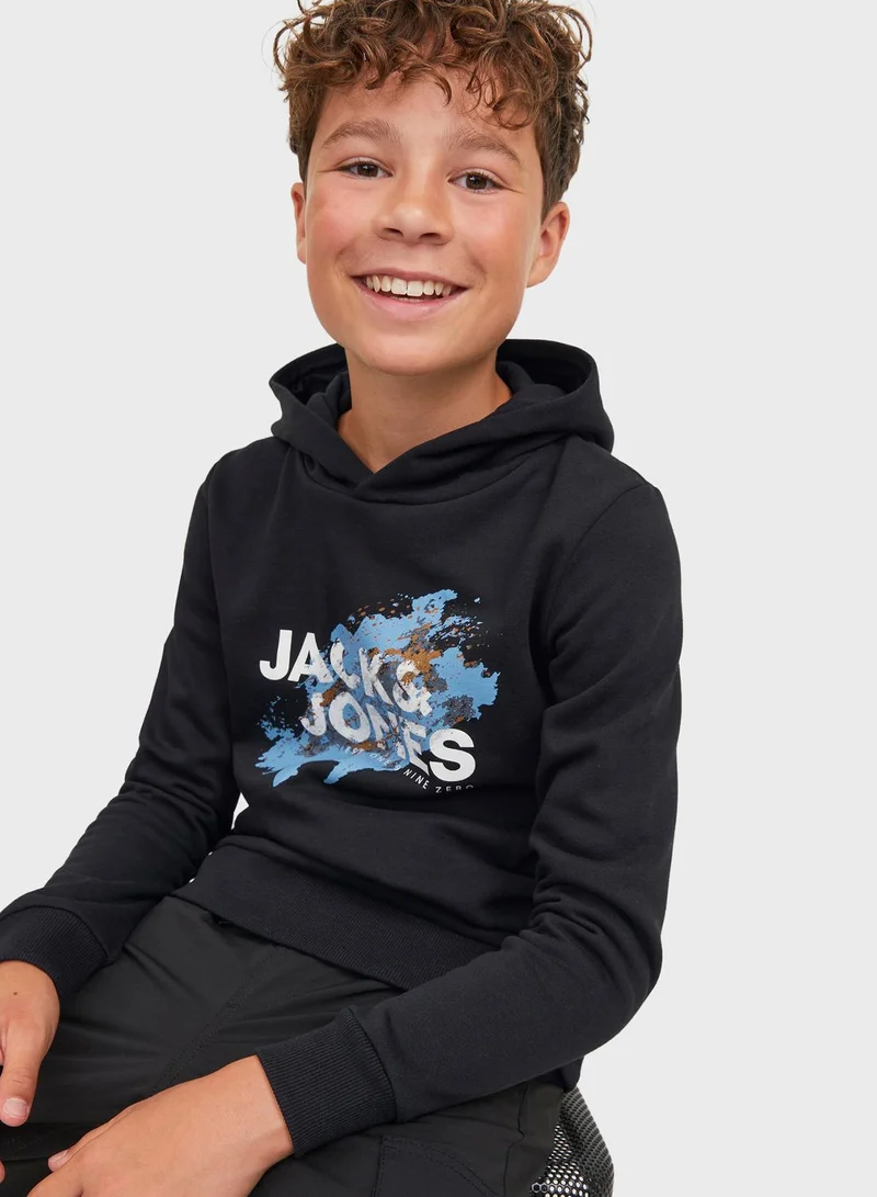 Jack & Jones Junior Youth Graphic Hoodie