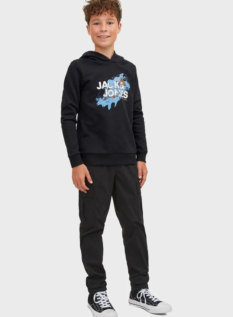 Jack & Jones Junior Youth Graphic Hoodie