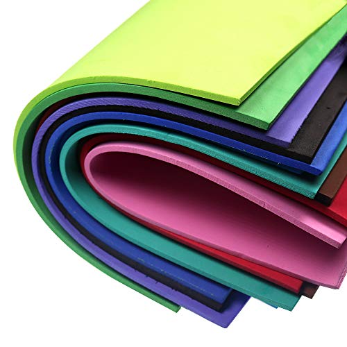 GREATFISHING 10 Best Color/Set Fly Tying Foam Sheet Chartreuse Green Orange Floating Dry Fly Grass Hopper Popper Fly Tying Materials 3mm Thickness 9.6X9.6 inch - Image 3