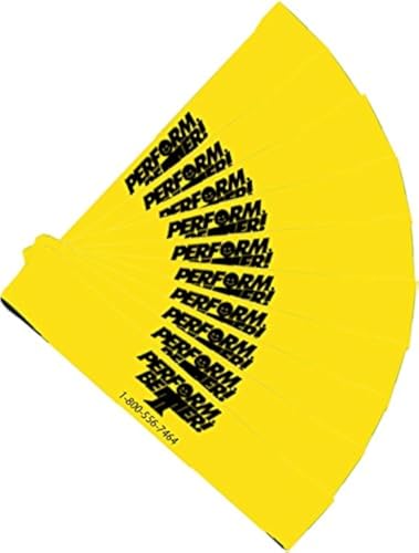 Perform Better Mini Band Resistance Loop Exercise Bands, Light/Yellow, 10-Pack - Image 5