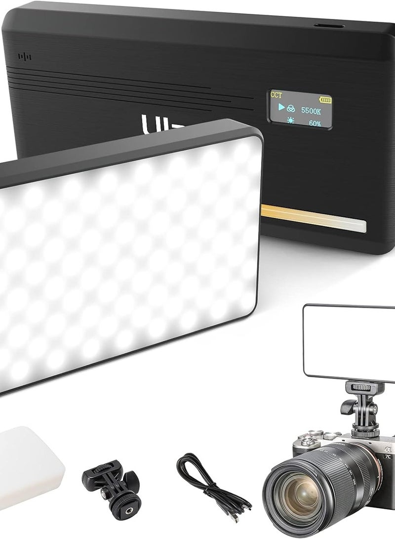 Ulanzi ULANZI VL200 Bi Color LED Video Light Portable Camera Light W/ 200 LED Beads CRI 95plus  2500 9000K Dimmable Panel Lamp W LCD 5000mAh Rechargeable DSLR Light For Vlogging Photography Video Conference  - Image 1
