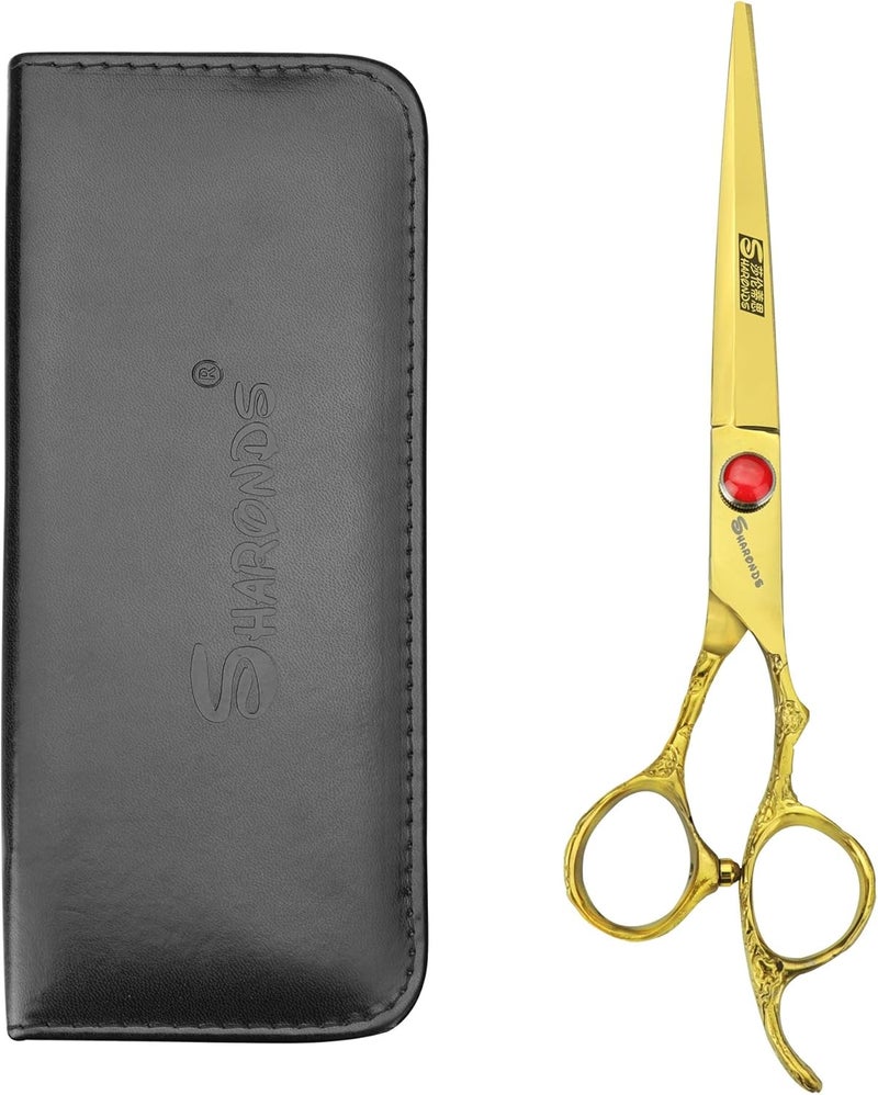 SHARONDS 7 Hair cutting ScissorsHair scissors  Hairdresser Scissors Barber Scissors Razor Sharp Stainless Steel Shear 7 inch flat