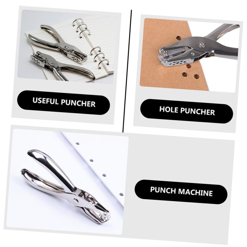 4pcs Handheld Hole Punch Tool for Cardboard Paper Easy to Use School Office Supplies - Image 5