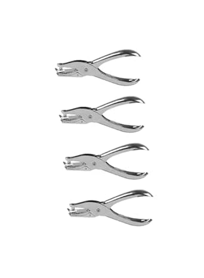 4pcs Handheld Hole Punch Tool for Cardboard Paper Easy to Use School Office Supplies - Image 1