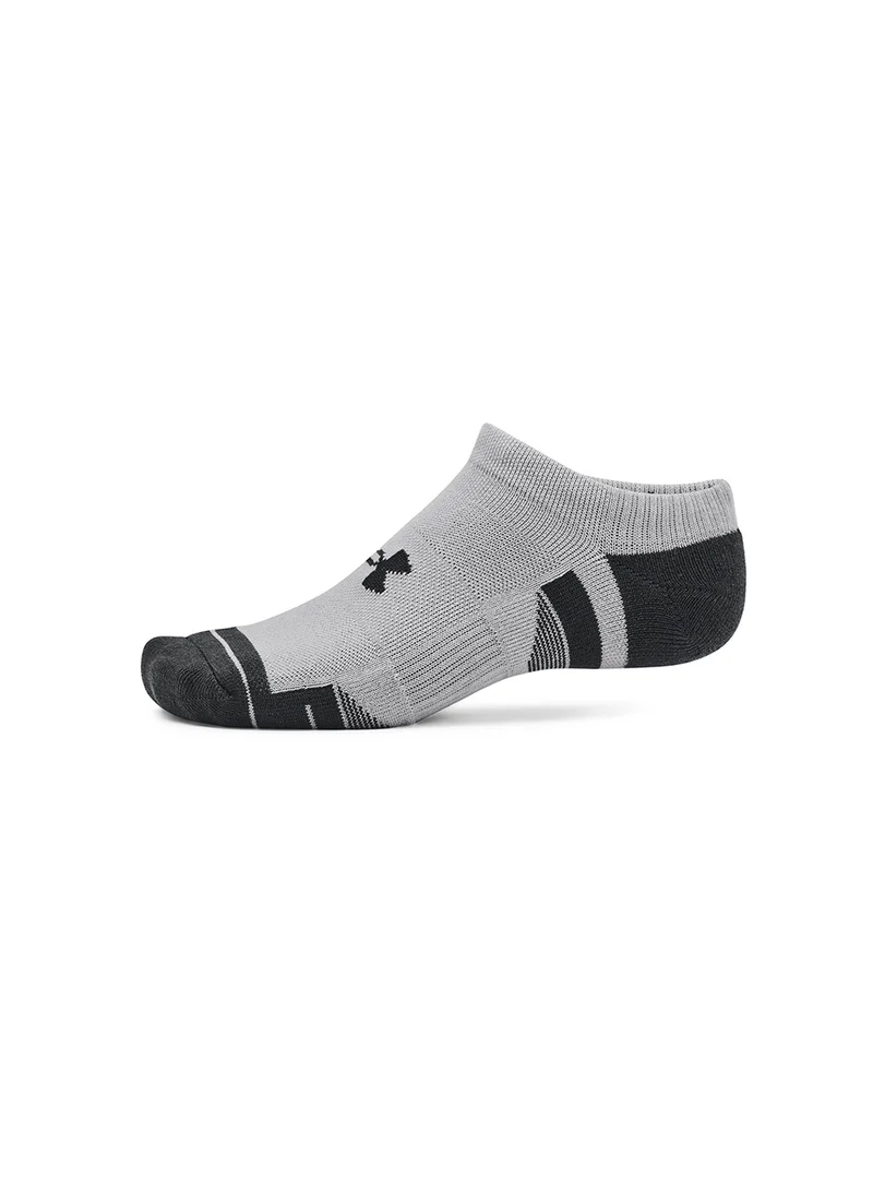 UNDER ARMOUR 3 Pack Performance Tech No-Show Socks