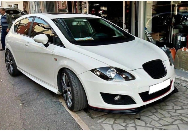 Wivplex 3 Pcs Front Bumper Lip Body Kit Spoiler for Seat Leon MK2 - Image 2