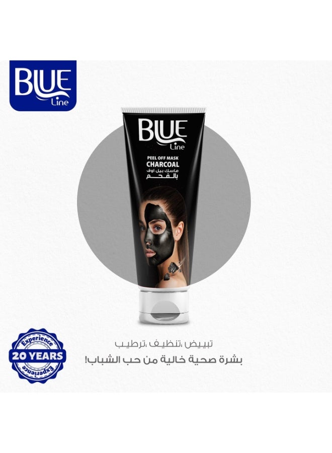 BLUE LINE Peel Off Mask With Charcoal - 120 GM - Image 5