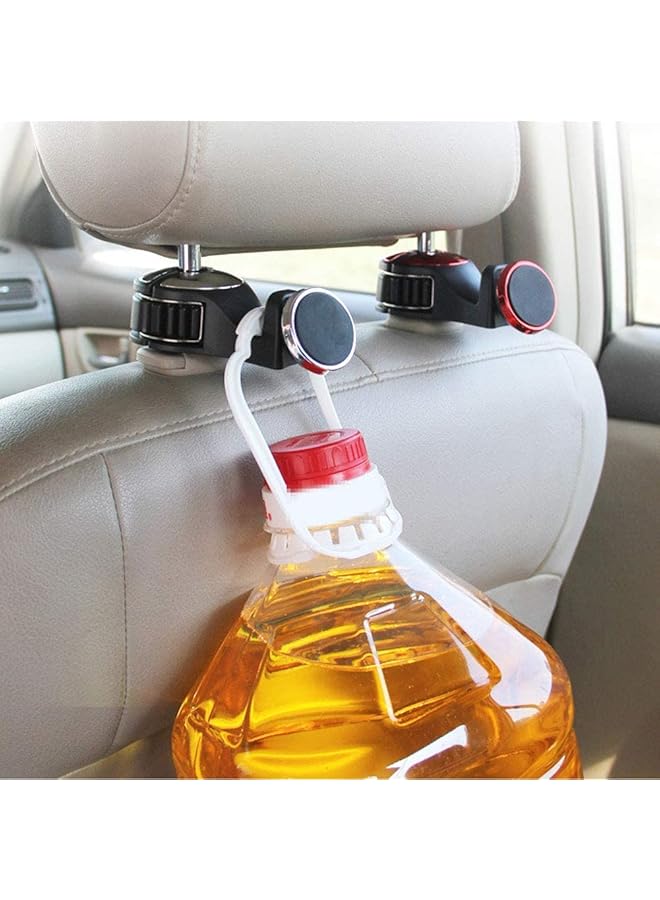OneNine 2 In 1 Car Seat Hook With Magnetic Phone Holder, Universal Headrest Hooks, Car Backseat Purse Bag Holder Hangers Organizer - Image 5