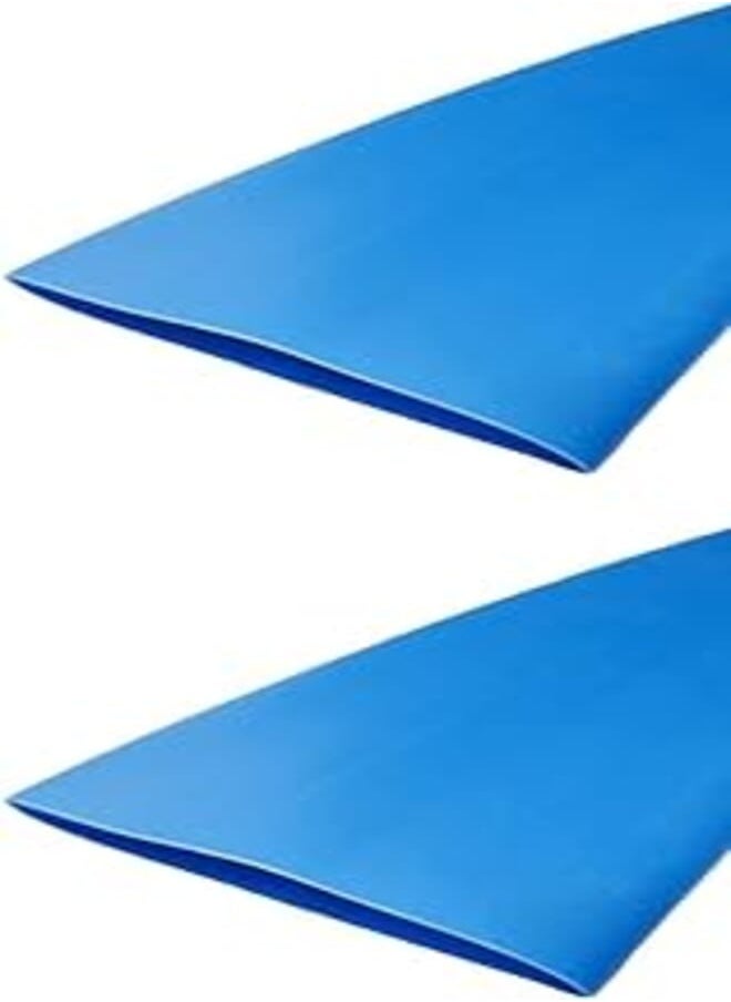 Generic - Heat Shrink Set Of 2 Heat Shrink Tube For Protect And Repair Cables 35 Mm Inner Diameter 4 Meter-Blue - Image 1