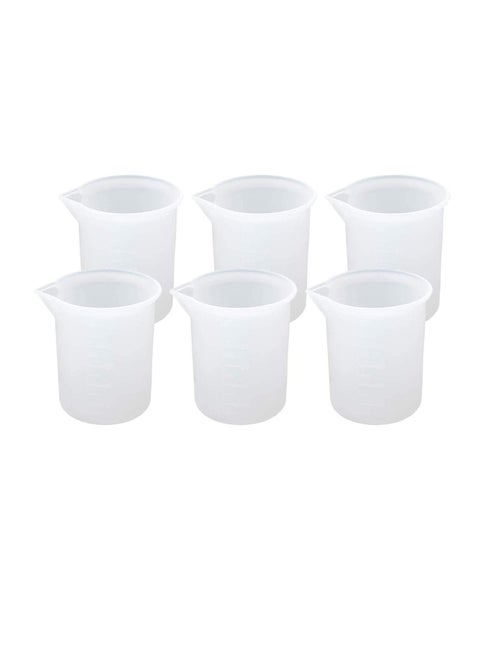 Silicone Measuring Cups, 100ml Mixing Cups for Epoxy Resin Arcrylic Paint Pouring Non Stick Stir and Pour Tool with Precise Scale for measure, stir and at a budget saving cost