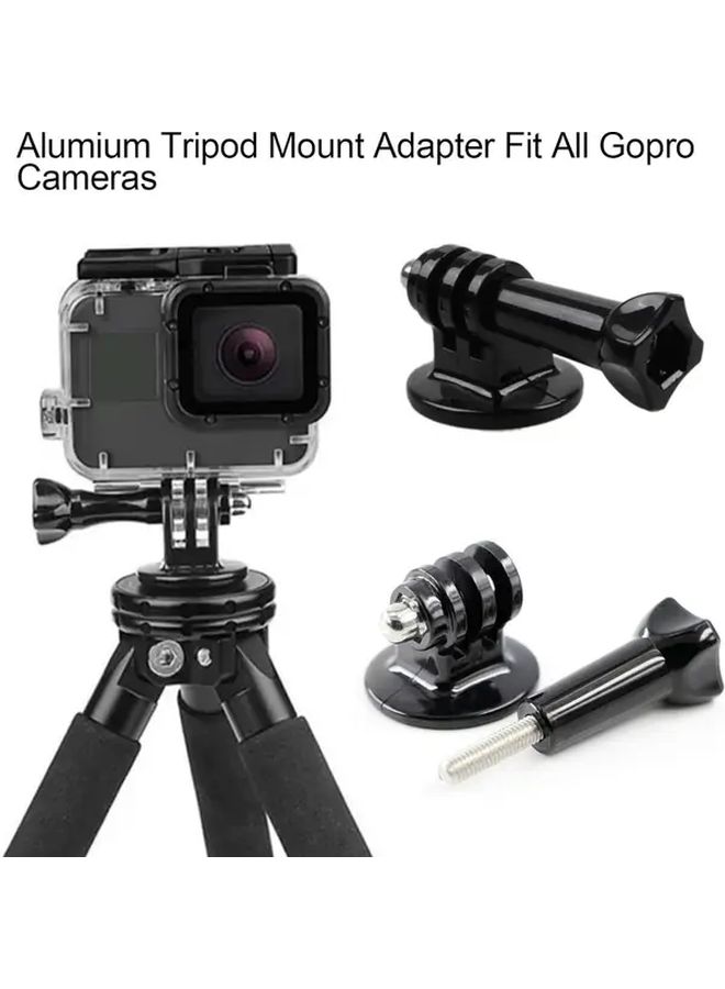 محول تثبيت الحامل ثلاثي القوائم الثقيل 4 قطع لكاميرا الحركة GoPro مع برغي إبهامي - Image 5
